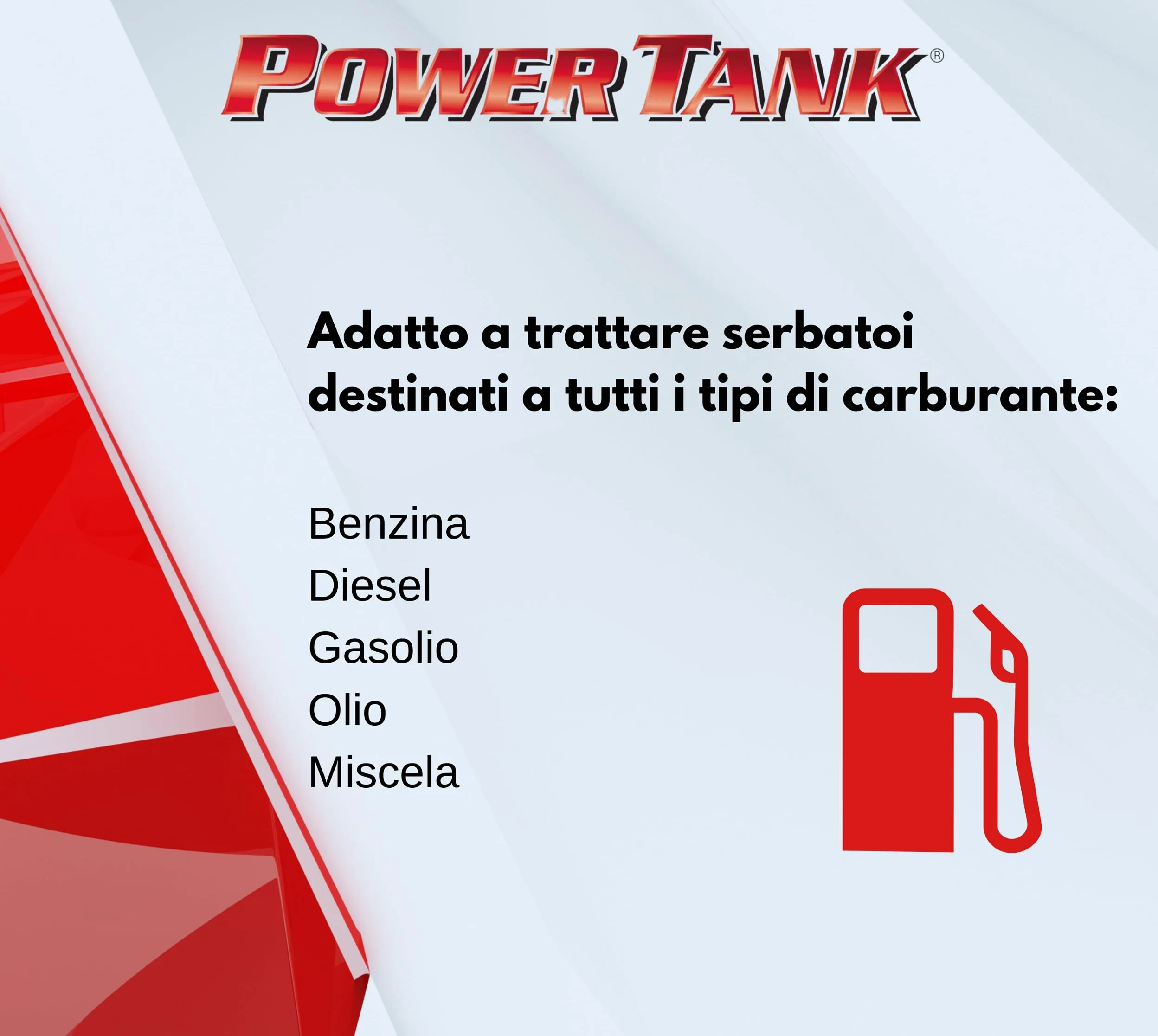 POWER TANK - Trattamento Serbatoio Auto (50/55 Litri) Kit Grande Big 1,3 kg per interno Serbatoi gasolio benzina Elimina la Ruggine Ripara Protegge Arrugginito da Moto di Auto d'Epoca con Antiruggine