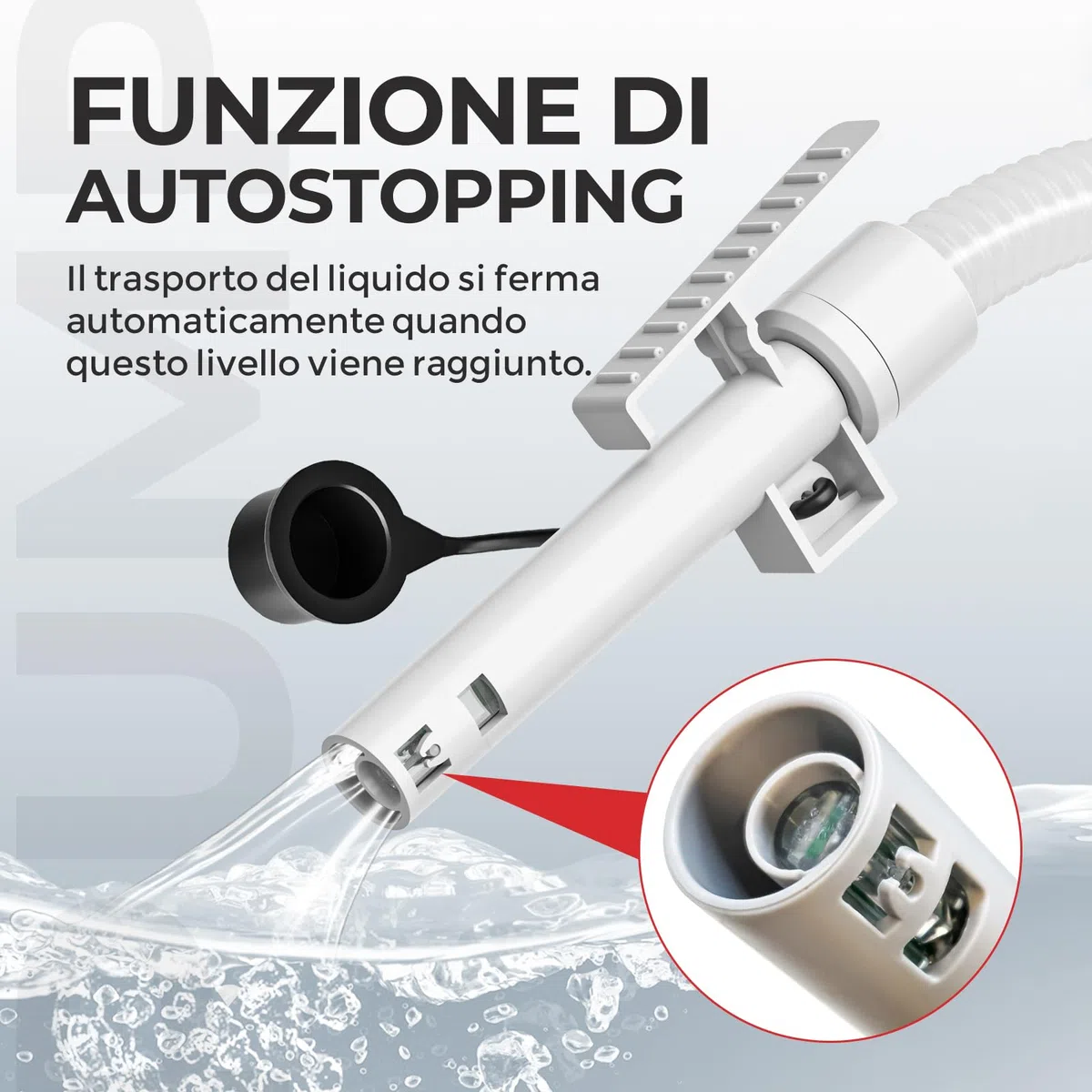 Pompa di trasferimento carburante con sensore di arresto automatico, pompa benzina elettrica con batterie, pompa diesel portatile ricaricabile per benzina, diesel e olio, arancione