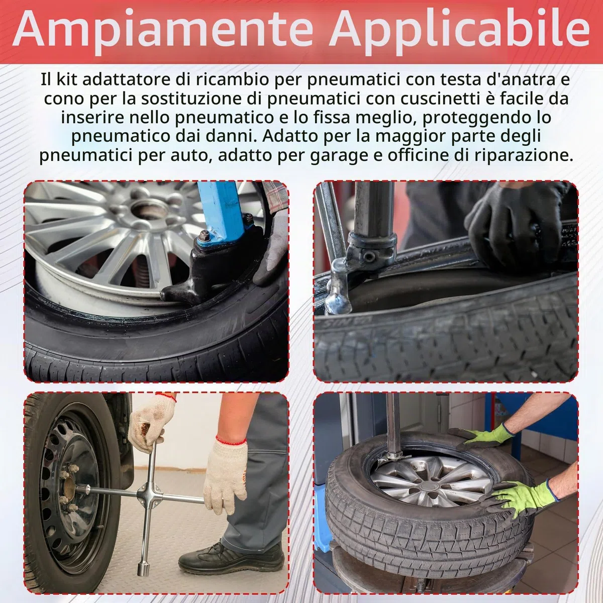 Smontagomme Manuale Regolabile, per Pneumatici di Auto da 16 a 21 Pollici Macchina per Smontare gli Pneumatici Leva di Montaggio Strumento Portatile per il Cambio degli Pneumatici