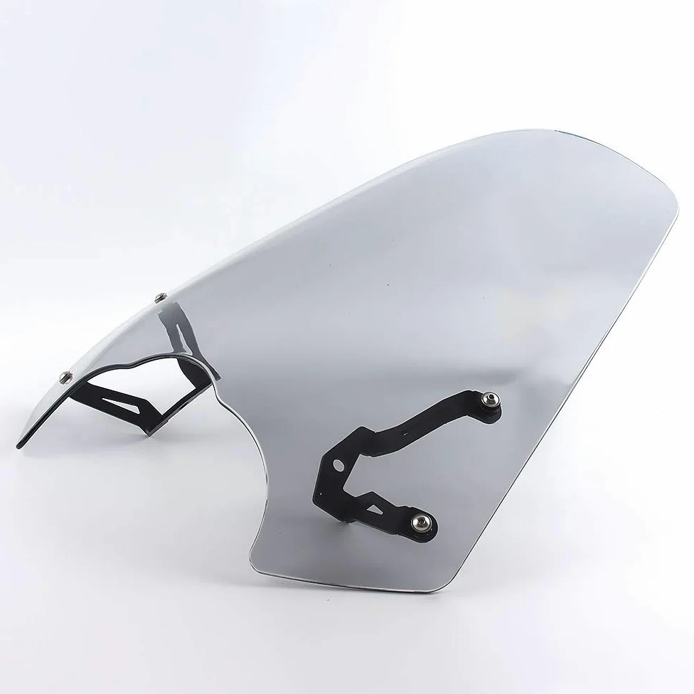 Parabrezza Cupolino per moto Vulcan S 650 2015-2024 2025 2026 Protezione dal vento Deflettore antivento (Grigio fumo)