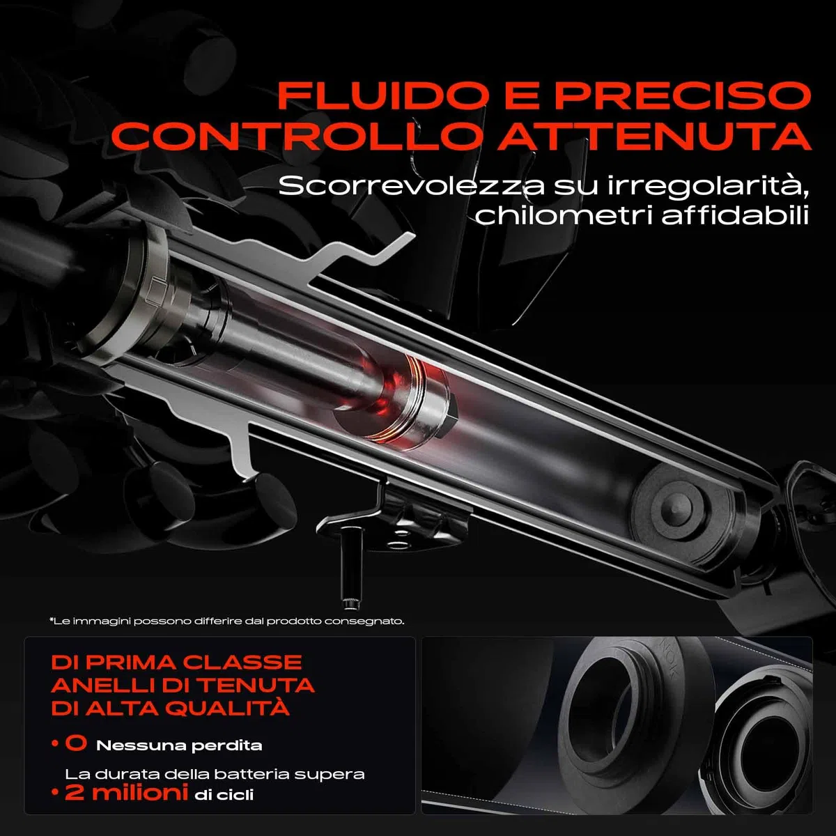Frankberg 2x Ammortizzatori per sospensioni Ammortizzatori per telaio Anteriore sinistro destro 590mm Pressione del gas Compatibile con SX4 EY G.Y Sedici 189 Replace# 333753,333754