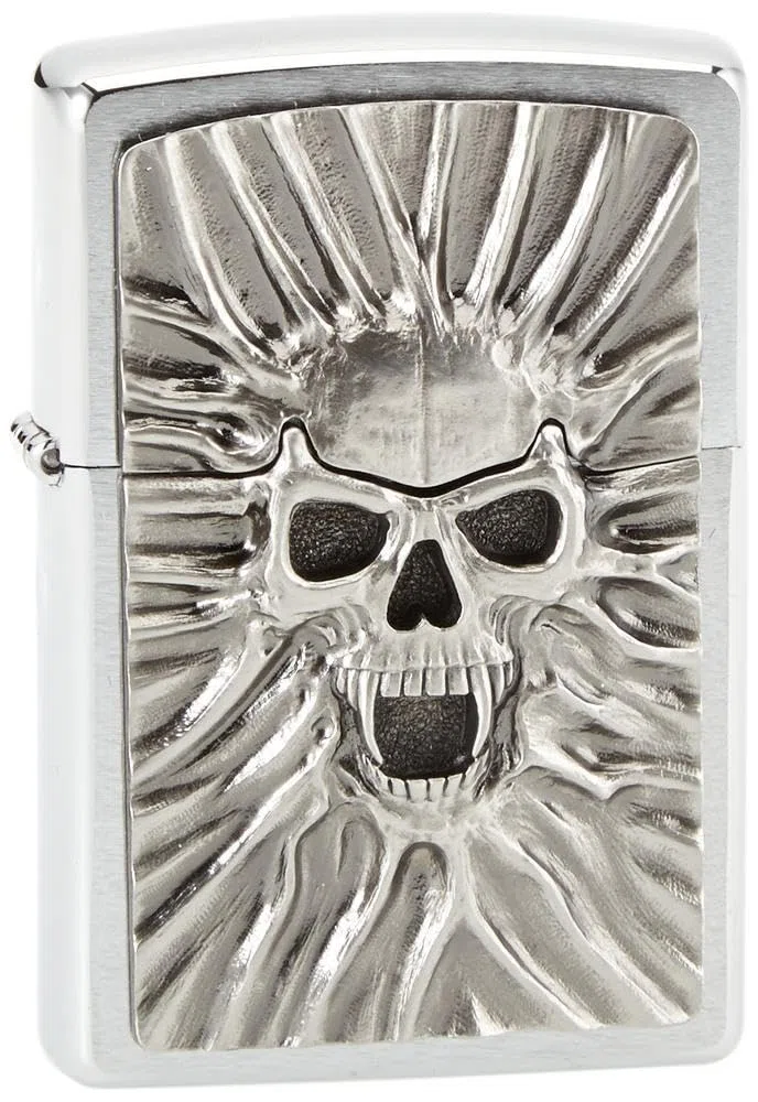 Zippo 1300003 Accendino con Logo Zippo, Argento, Standard