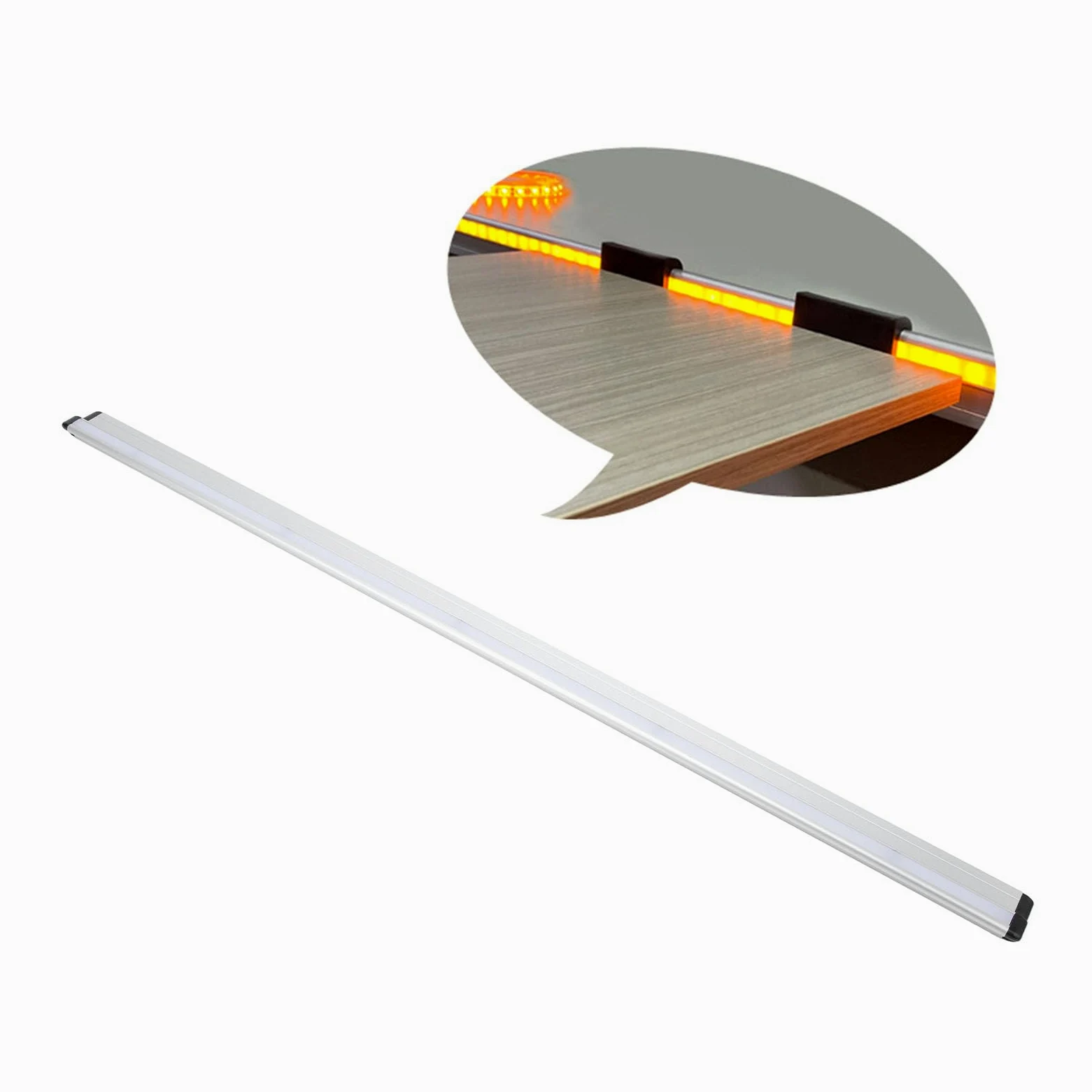 Binario di Scorrimento per Tavolo Camper, Binario di Scorrimento in Lega di Alluminio da 980 Mm / 38,6 Pollici per Materiale per Yacht Camper