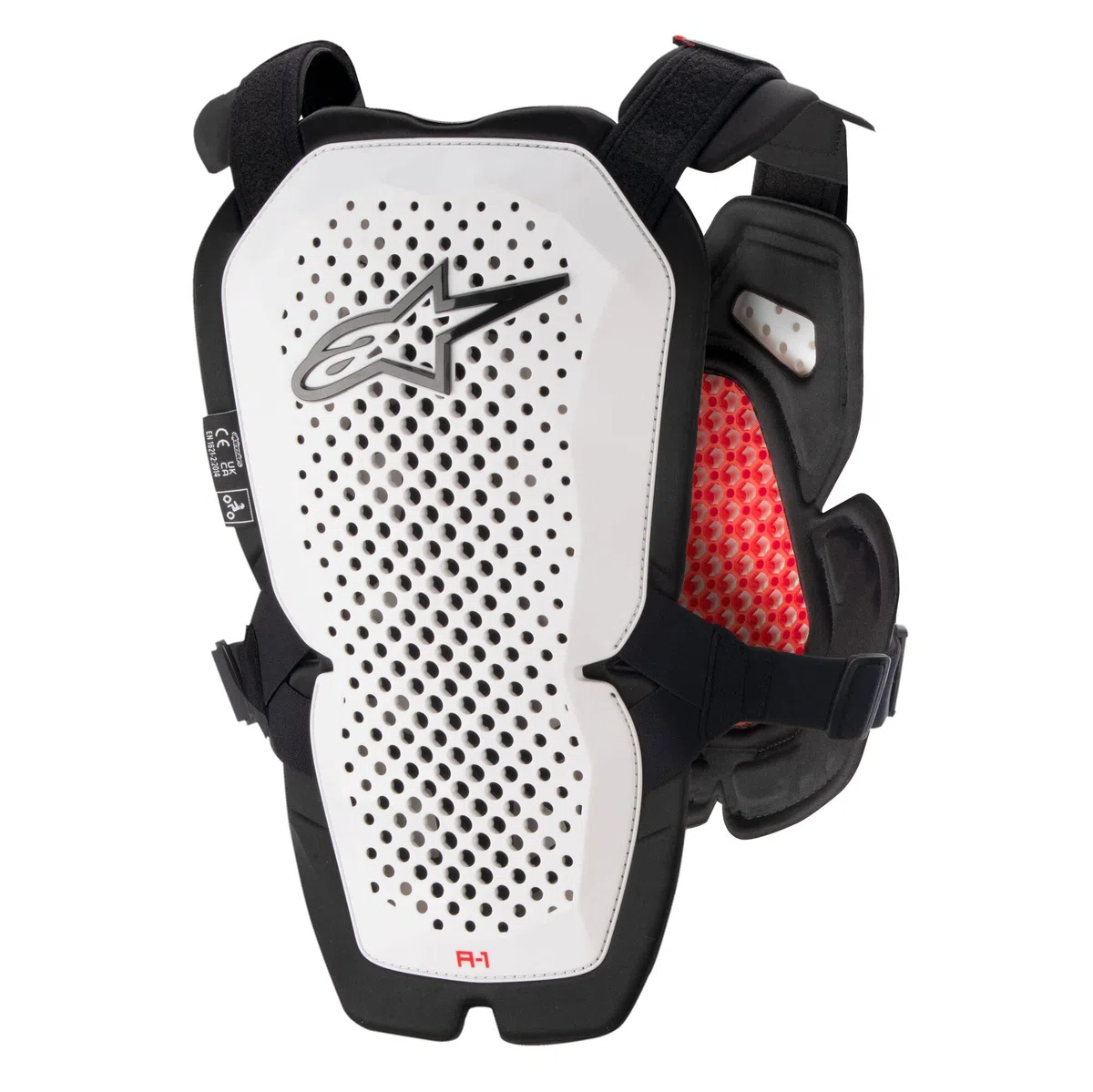 Alpinestars Pettorale A-1 Pro Antracite/Nero/Rosso