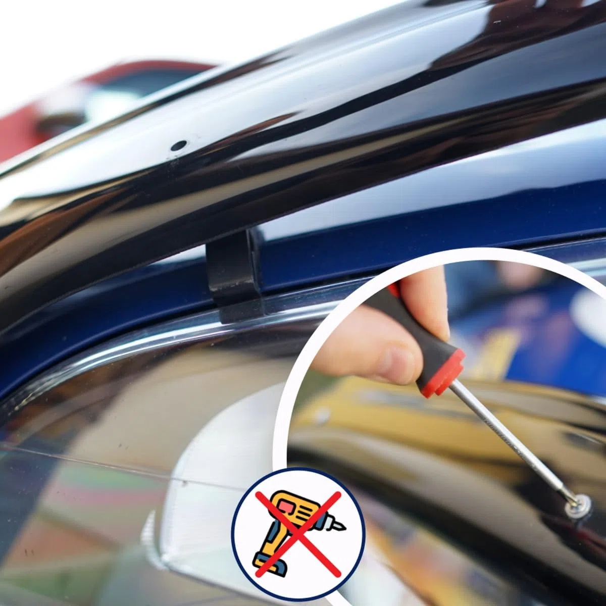 SCOUTT Deflettore Protezione Cofano per Mitsubishi L-200 1999-2006, Migliora l'Aerodinamica dell'Auto, e Spoiler, Nero