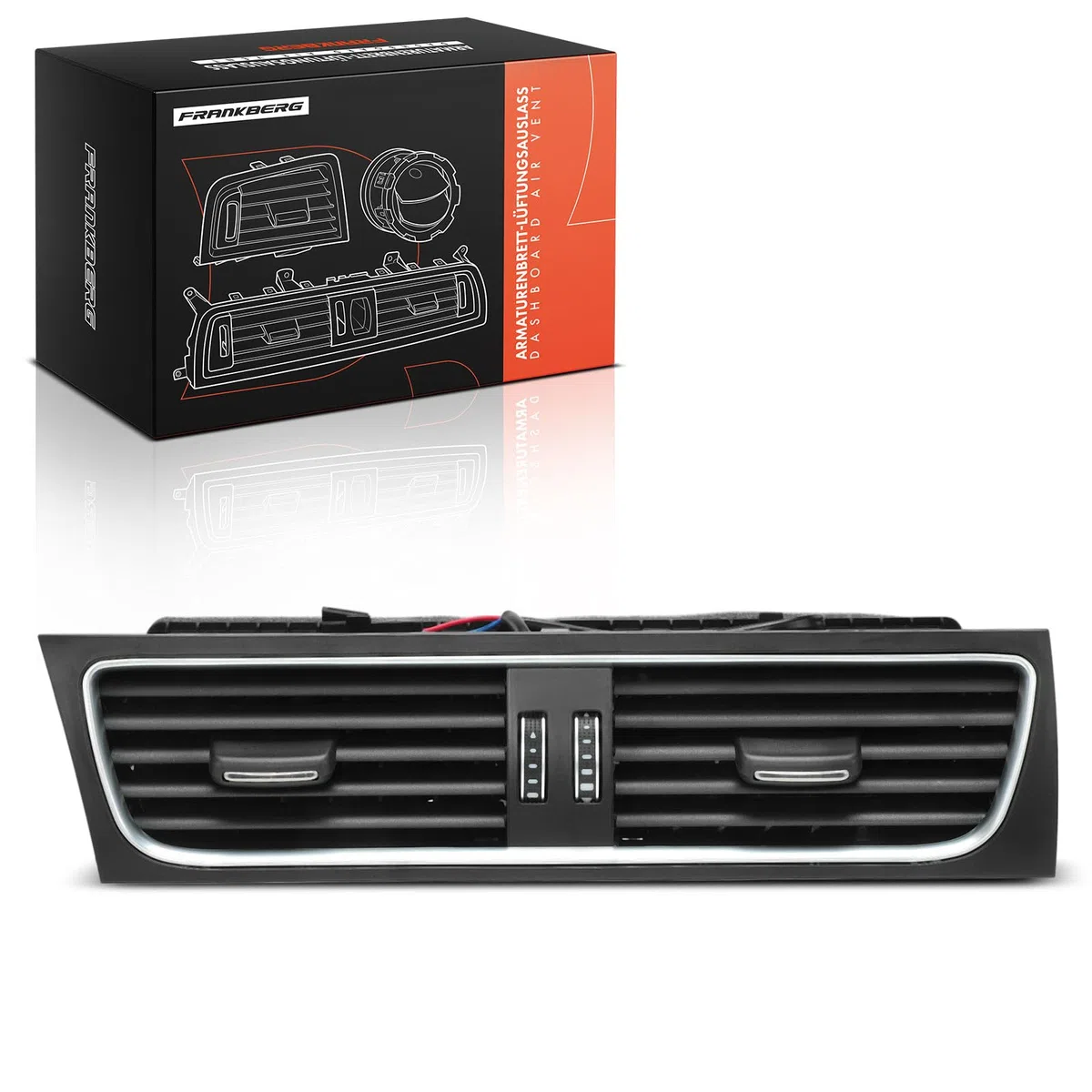 Frankberg Griglia di Valvolaazione Bocchetta dell'aria Compatibile con A4 8K2 8W2 8WC A4 Allroad 8KH A4 Avant 8K5 A5 8T3 A5 Cabriolet 8F7 Sportback 8TA A6 4G2 4GC Q5 8RB Replace# 8T1820951C