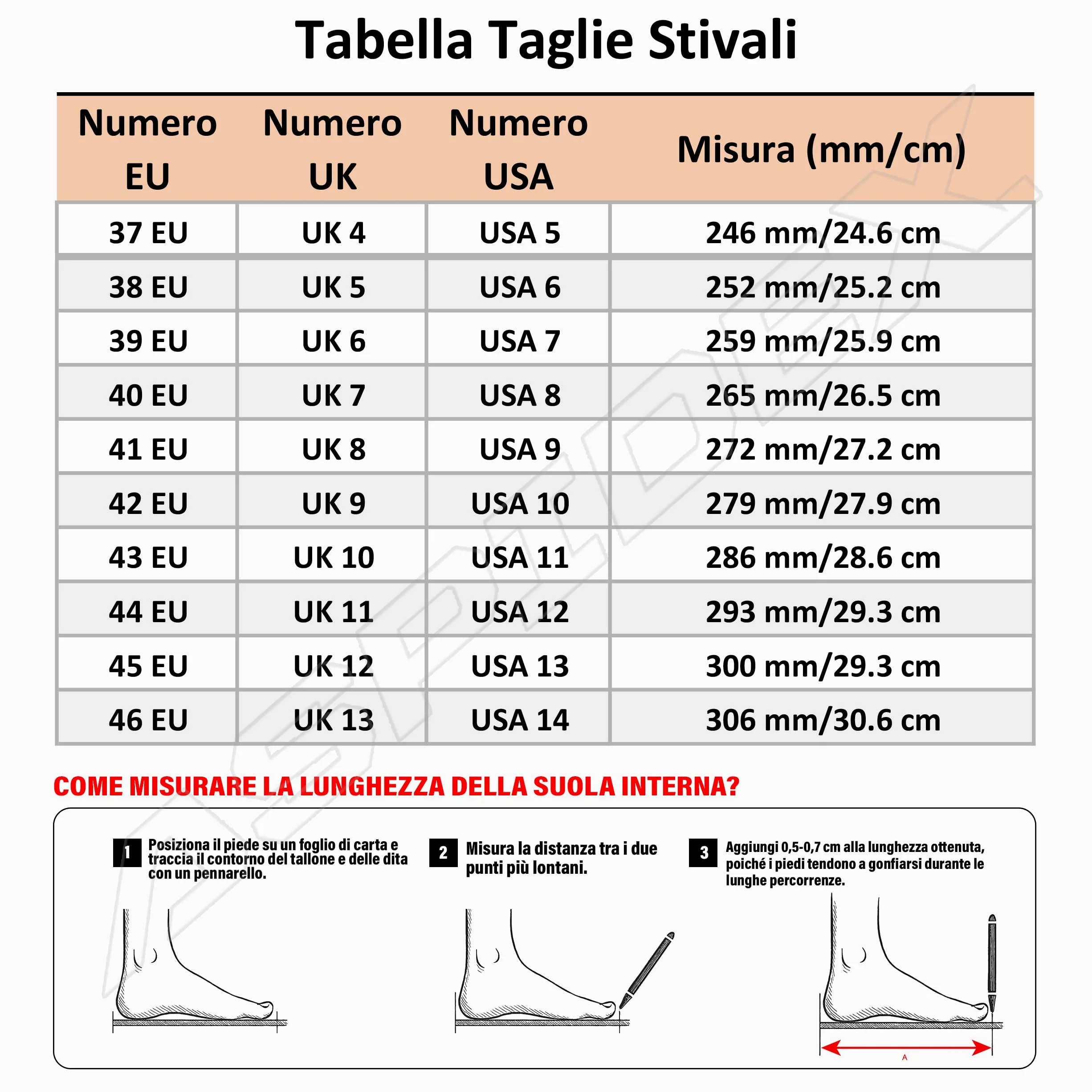 Stivali da corsa per moto da uomo Scarpe impermeabili lunghe in pelle da moto