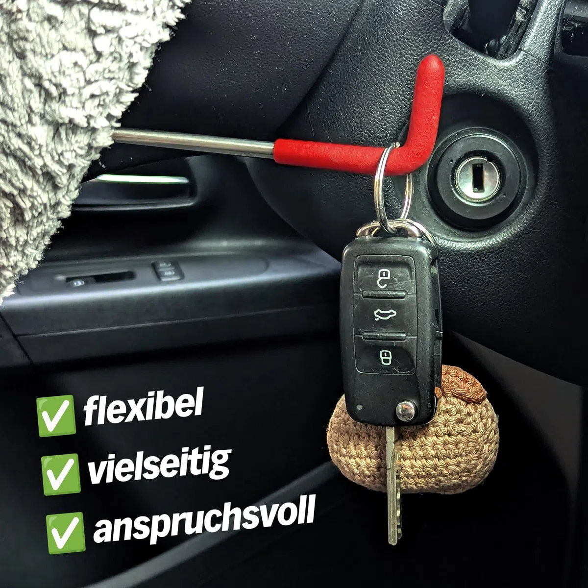 Multipick Kit di Apertura Auto – Strumento di Leva & Set Attrezzi Professionale – Attrezzi Smontaggio Garnitura & Attrezzi Auto per Apertura Veicolo – Kit Sblocco Auto