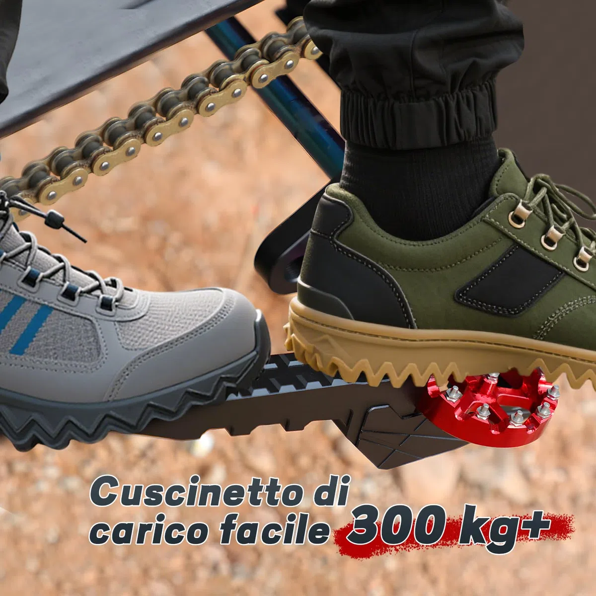 Pedane passeggero Moto Pedane Motocross Poggiapiedi Universali per EXC XC FE WR CRF Beta RMZ Surron Light Bee X/S Talaria X3 X4 MX3 MX4 MX5 TL4000 TL5500 Dirt Pit Bike Enduro