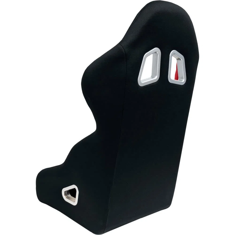 AUTOSTYLE SS 36R Sedile Sportivo 'K5' -Nero/Rossa-Schienale Fisso-incl. Slitte