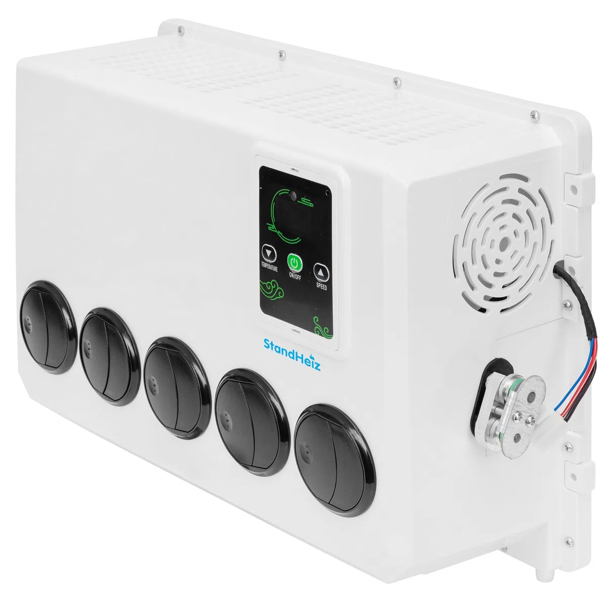 Parcheggio D'Aria Condizionata 12V DC, Refrigerante Condizionatore da Tetto, Elettrico Aria Condizionata per Camper, Escavatore, Trattore, Veicoli agricoli, Bianco