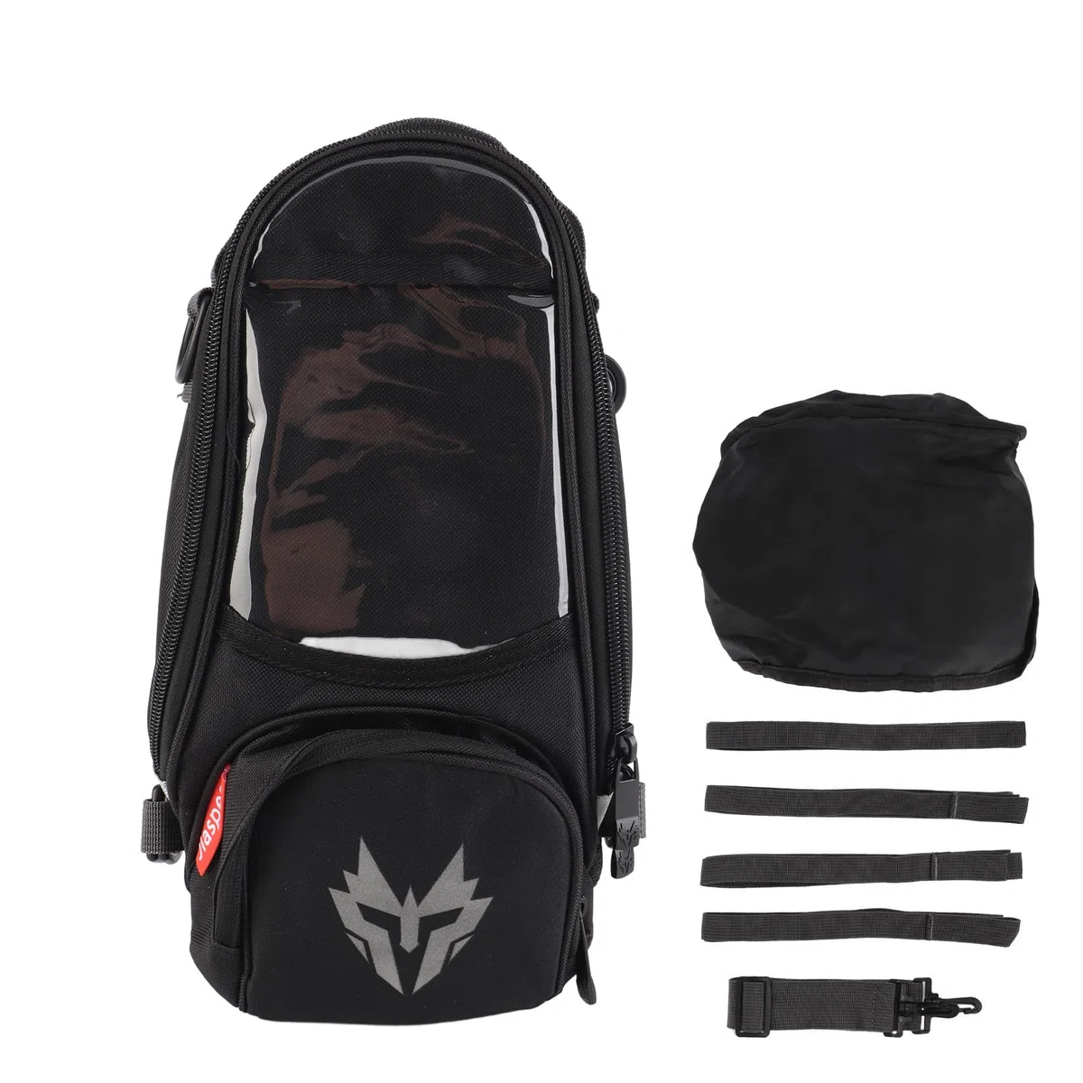 Borsa Serbatoio Magnetica per Moto con Grande capacità (Grigio)