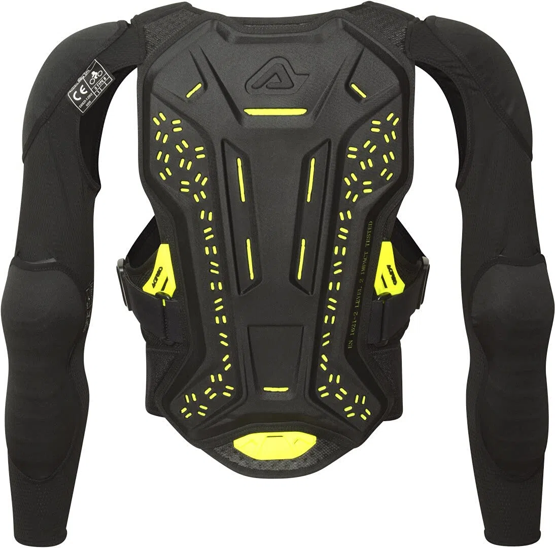 ACERBIS PETTORINA PLASMA NERO/GIALLO L/XL