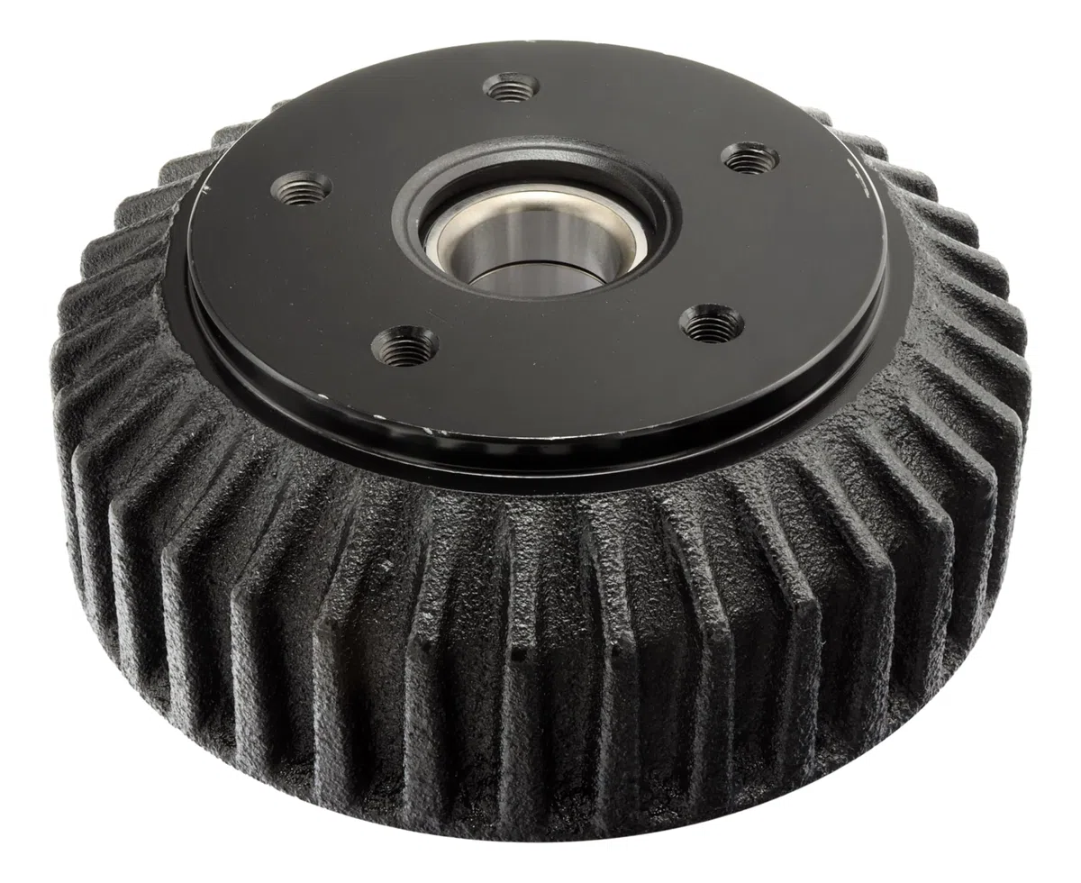 trailer parts4u Tamburo Freno per Alko 200 x 50 Euro-Compact 2051 + Cuscinetto 39 x 72 x 37 mm 586450 LK 112 x 5