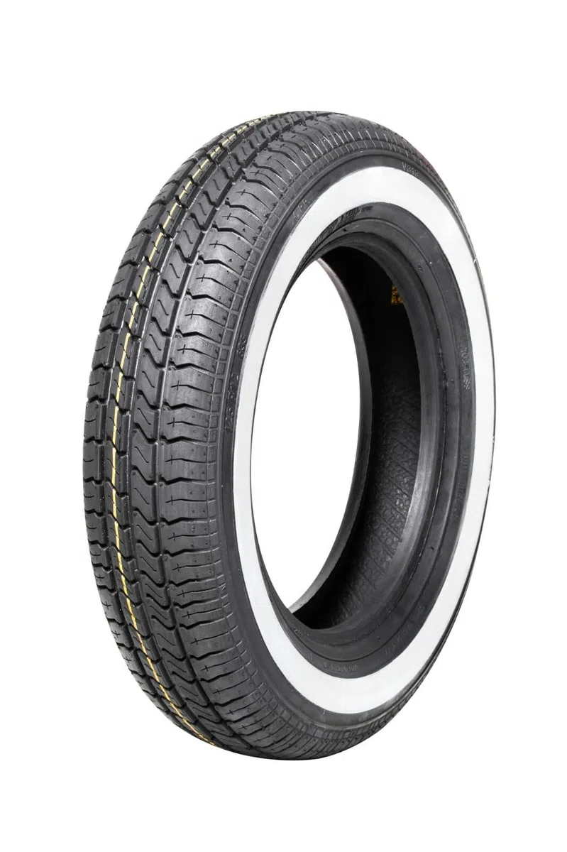 VEERUBBER PNEUMATICO GOMMA 125 12 63S TUBELESS FASCIA BIANCA 28mm WHITE WALL compatibile con FIAT 500 EPOCA