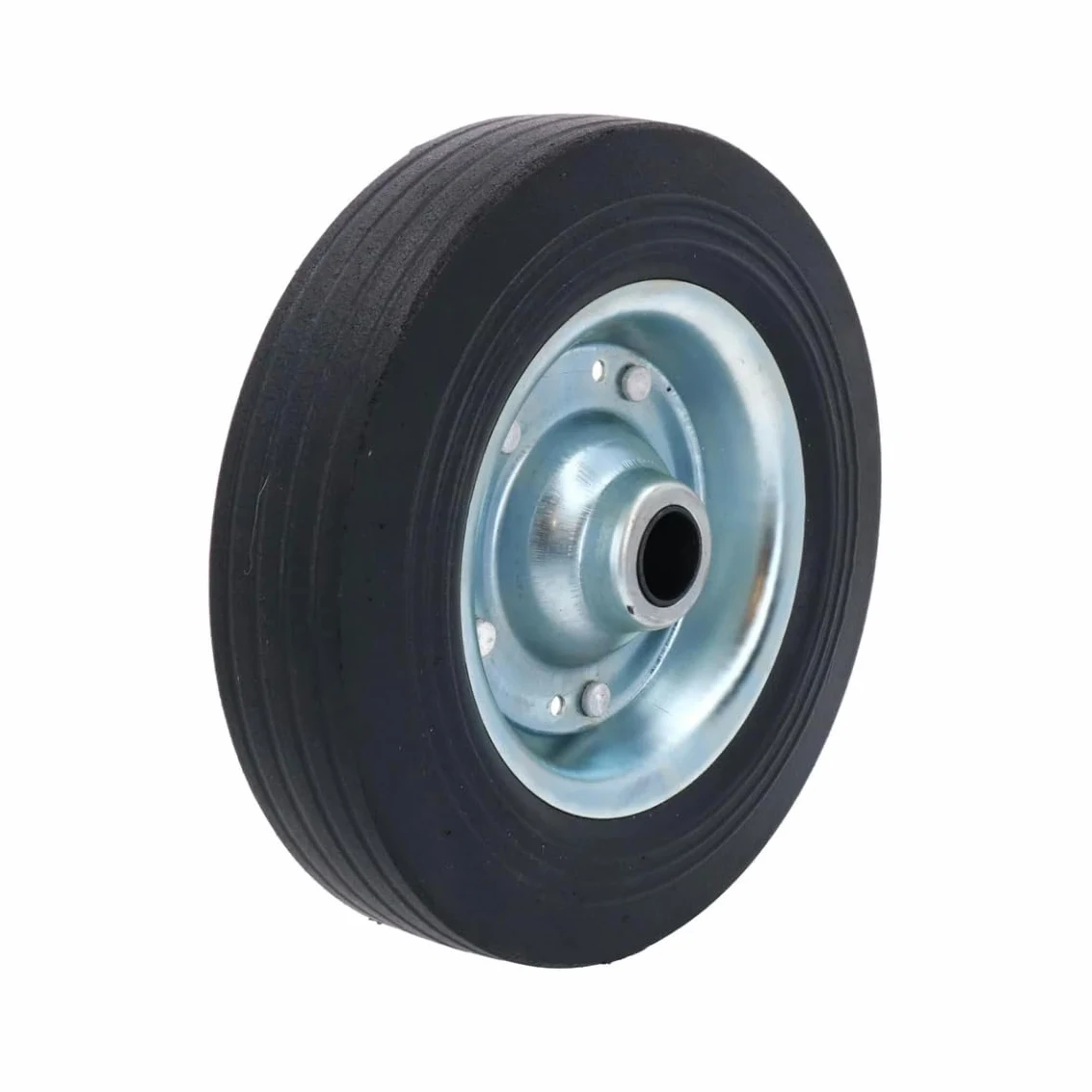 HEYOUTH Ruotino d'appoggio Rimorchio,Ruotino di Scorta,per Rimorchio, Ruota di Trailer,Cerchione in Acciaio zincato,200 x 60 mm