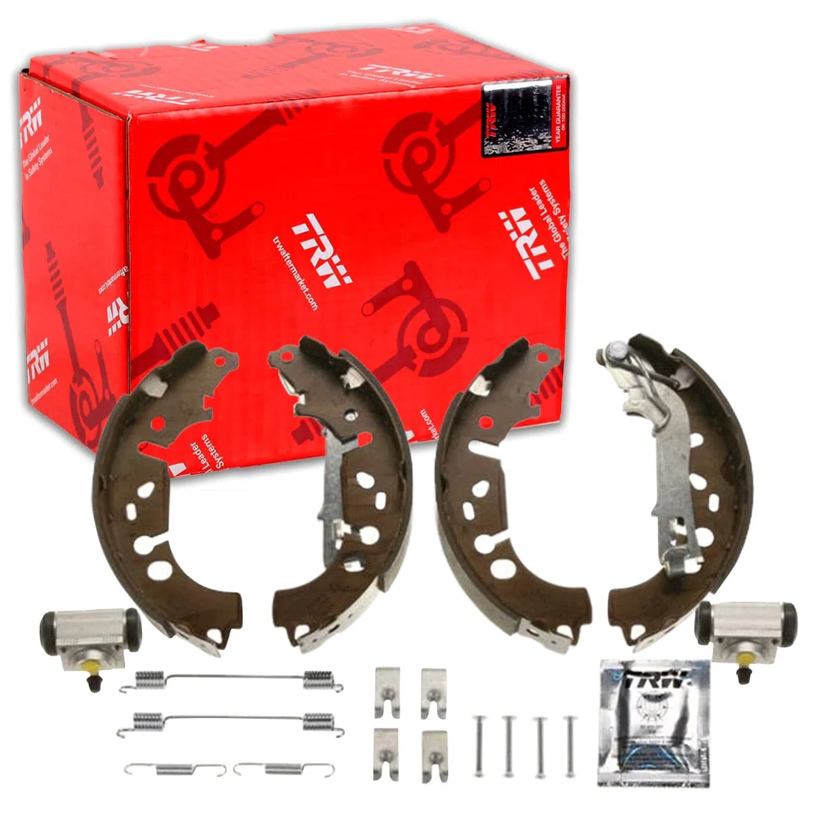 TRW Kit ganasce freno BK1769 Compatibile con: FIAT FIORINO Kasten/Großraumlimousine, GRANDE PUNTO, LINEA, PUNTO, PUNTO EVO, PUNTO Kasten/Schrägheck, QUBO