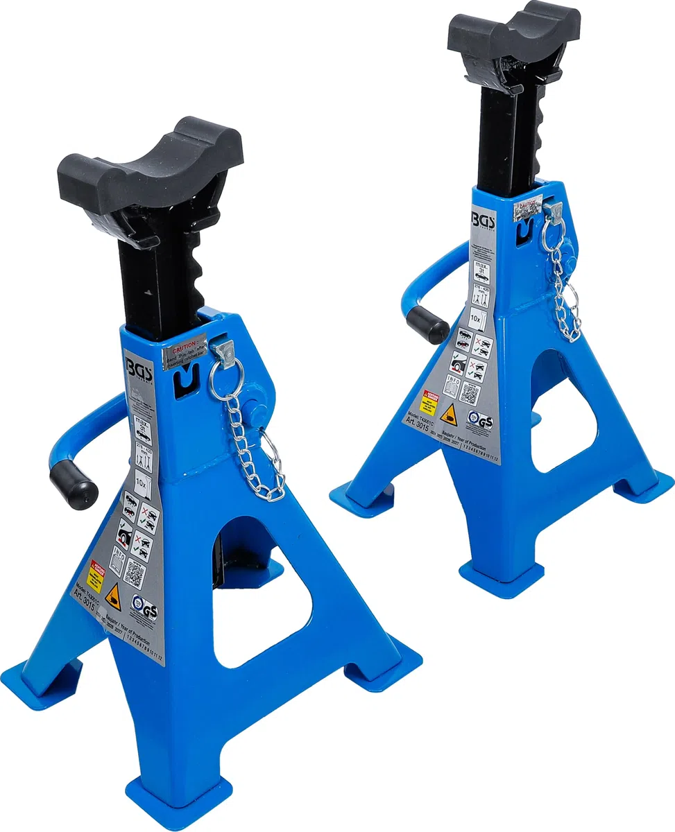 BGS 3015 | Cavalletti | carico 3000 kg / coppia | corsa 276 - 420 mm | 1 coppia
