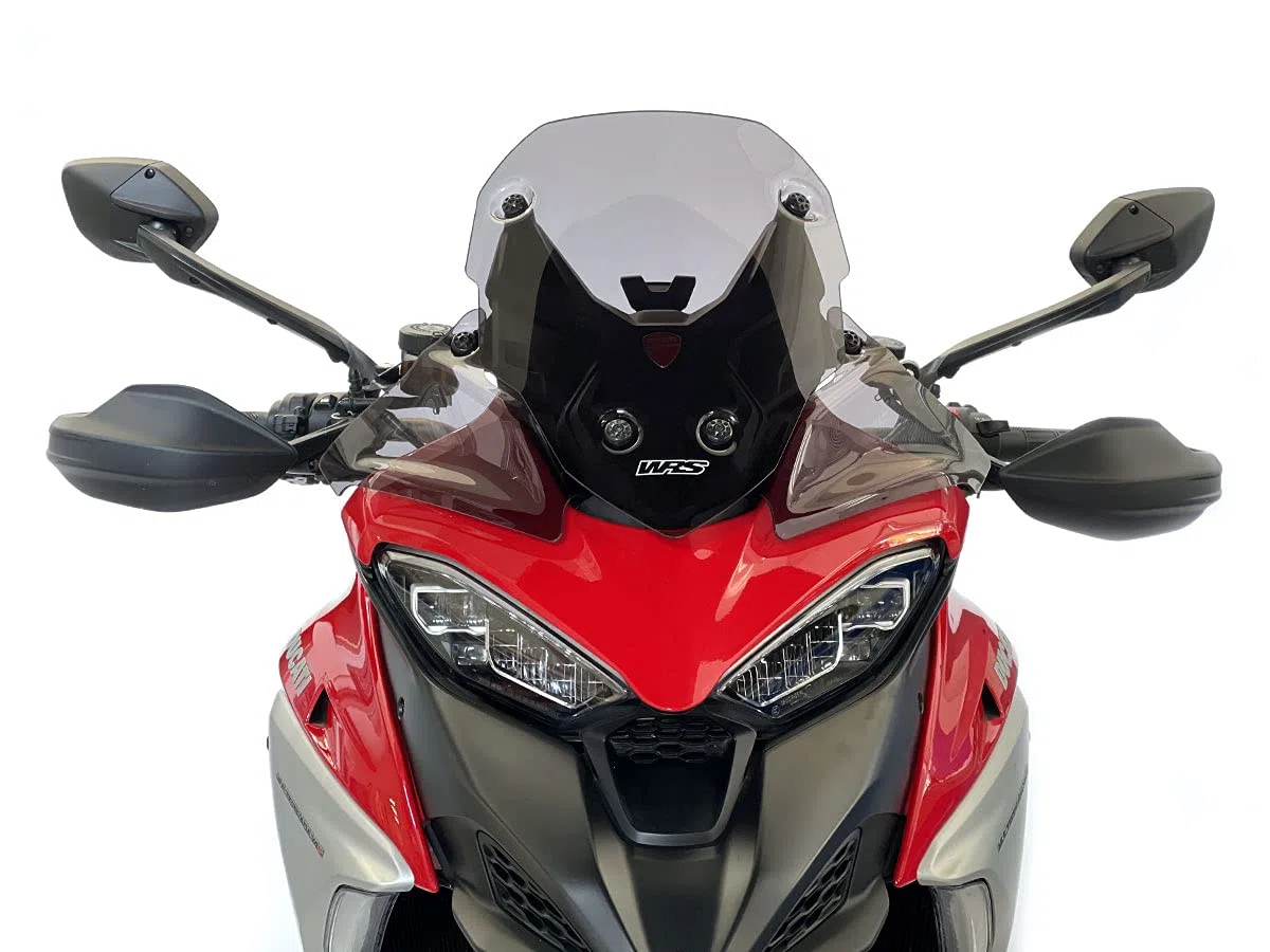 COPPIA DEFLETTORI ARIA FUME SCURO WRS COMPATIBILI CON MULTISTRADA V4 / S/S SPORT 2020-2023