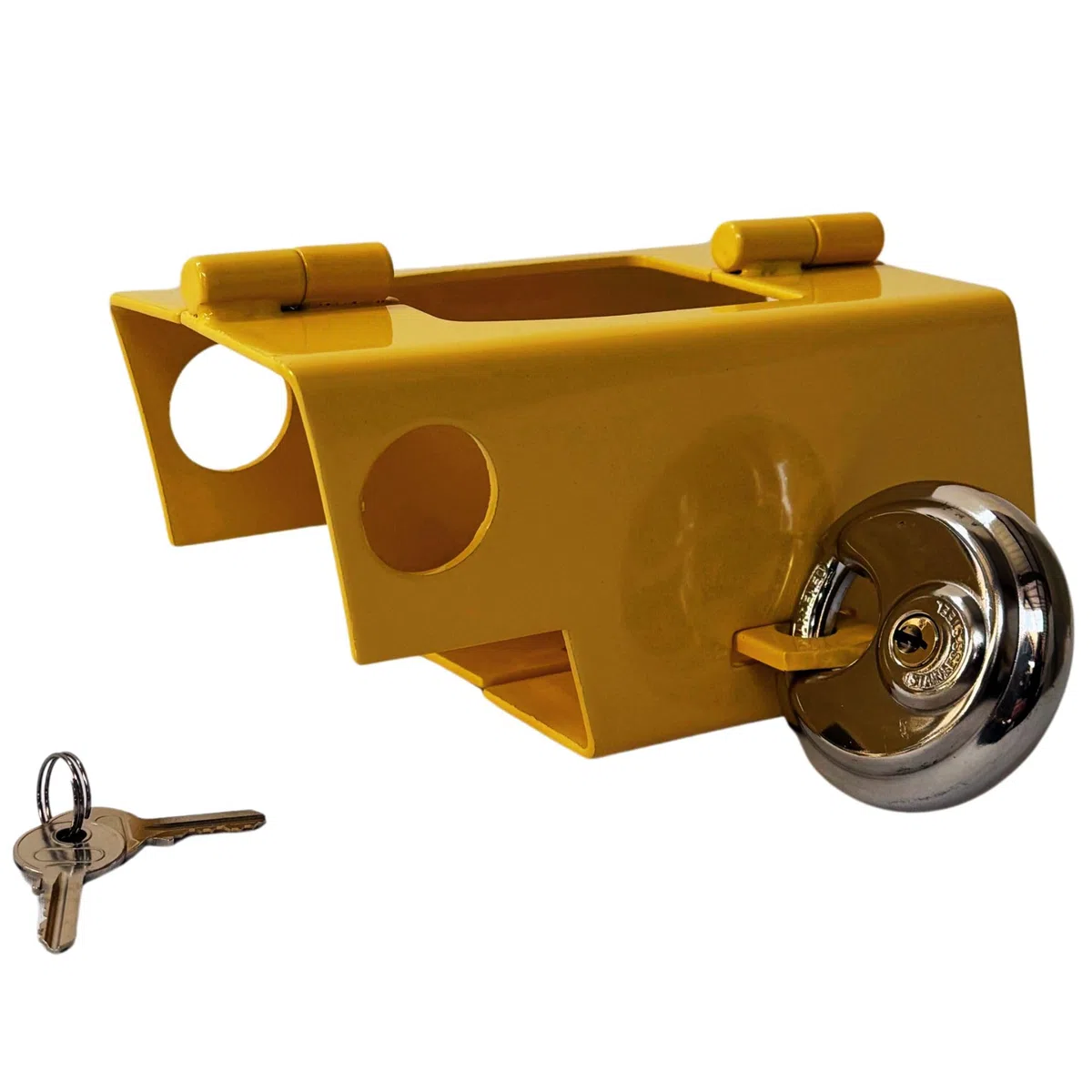 Hyfive, lucchetto resistente per gancio da rimorchio da caravan.