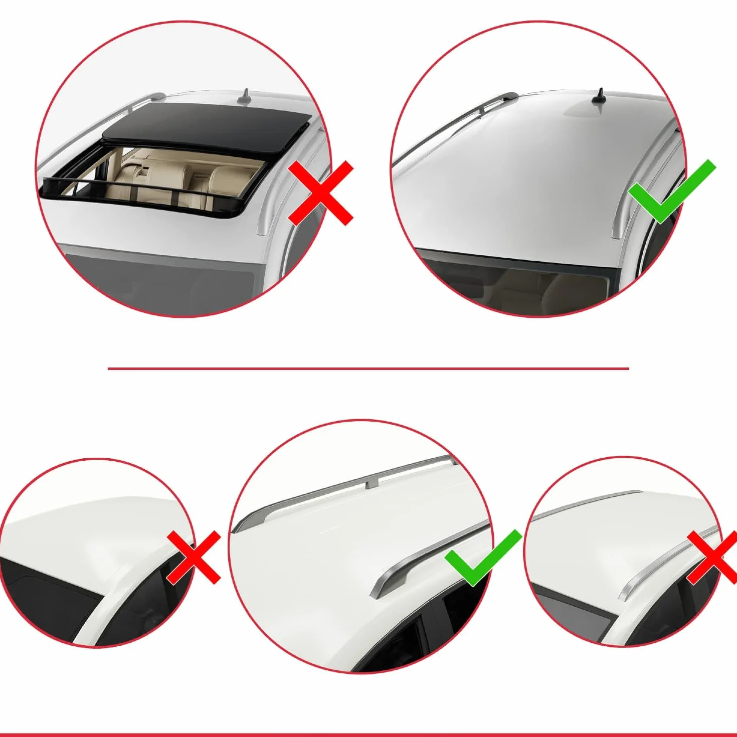 RE&AR Tuning Compatibile con Dacia Duster 2 (HM) 2018-2024 Fly Model Barre Tetto Portapacchi Auto Barre Portatutto Nero Alluminio 2 Barre