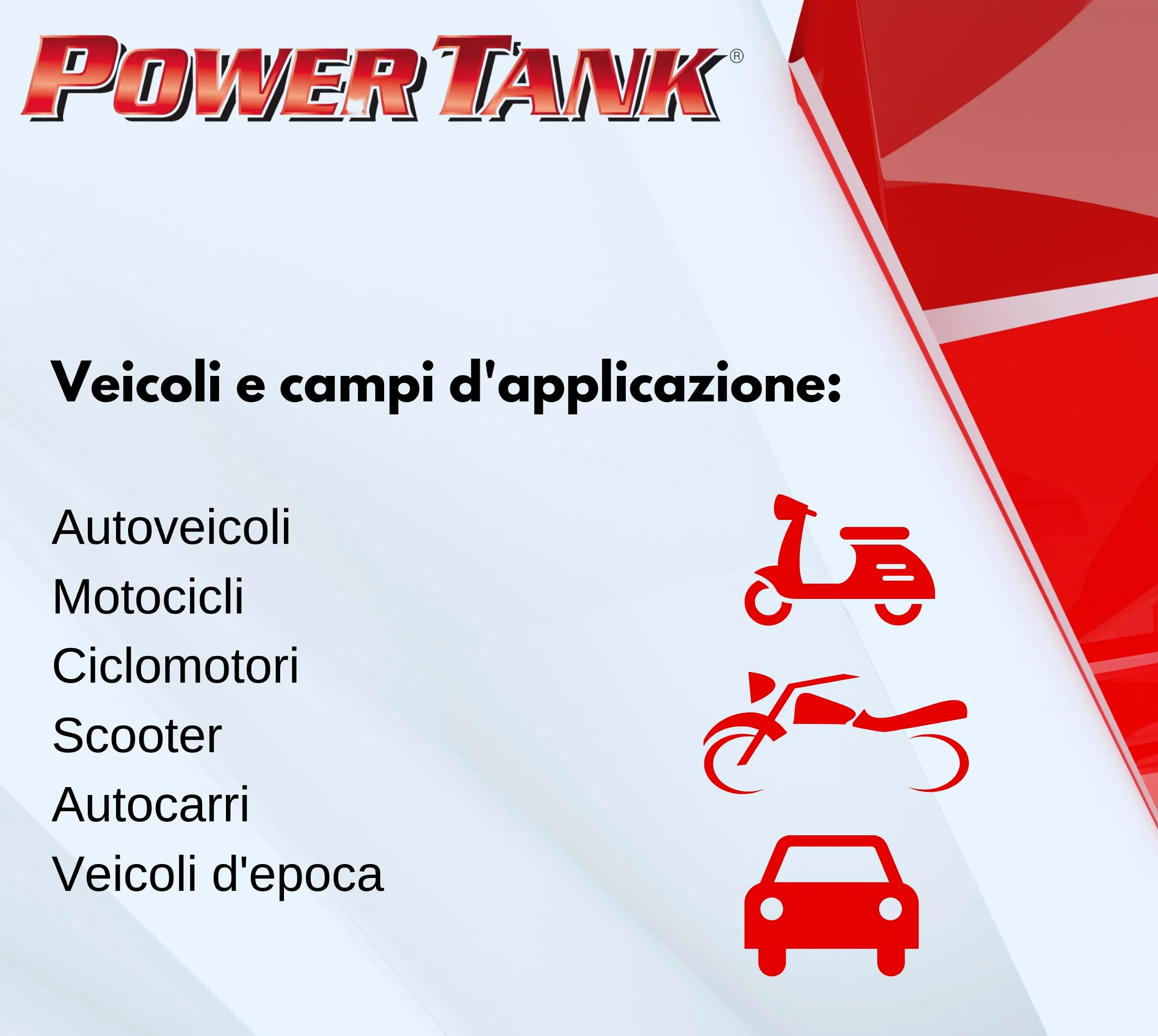POWER TANK - Trattamento Serbatoio Auto (50/55 Litri) Kit Grande Big 1,3 kg per interno Serbatoi gasolio benzina Elimina la Ruggine Ripara Protegge Arrugginito da Moto di Auto d'Epoca con Antiruggine