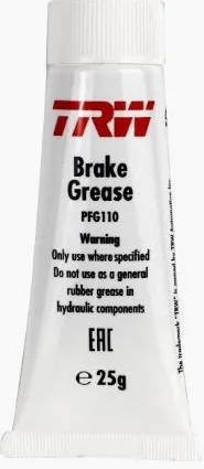 2 X Trw freno grasso Brake Grease Tube 25 G Pfg110