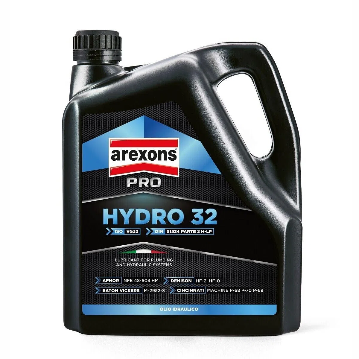 AREXONS HYDRO ISO VG 32 DA 4 LITRI OLIO IDRAULICO ANTIUSURA ANTISCHIUMA TRATTORE