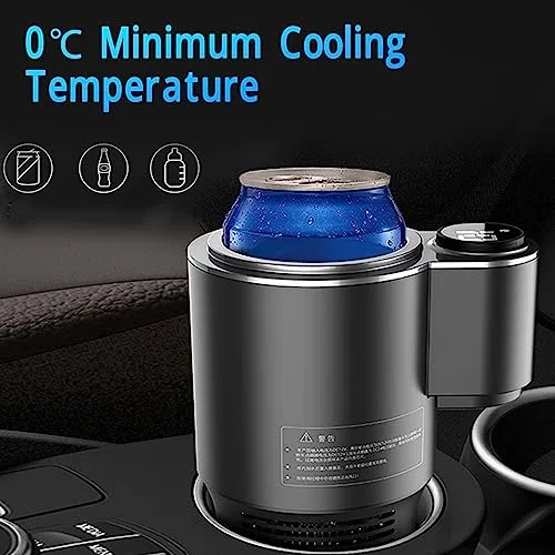 Raffreddatore e Scaldatazze per Auto, Controllo Intelligente della Temperatura, Tazza di Raffreddamento per Riscaldamento Auto, Portabicchiere Intelligente per Auto, Frigorifero