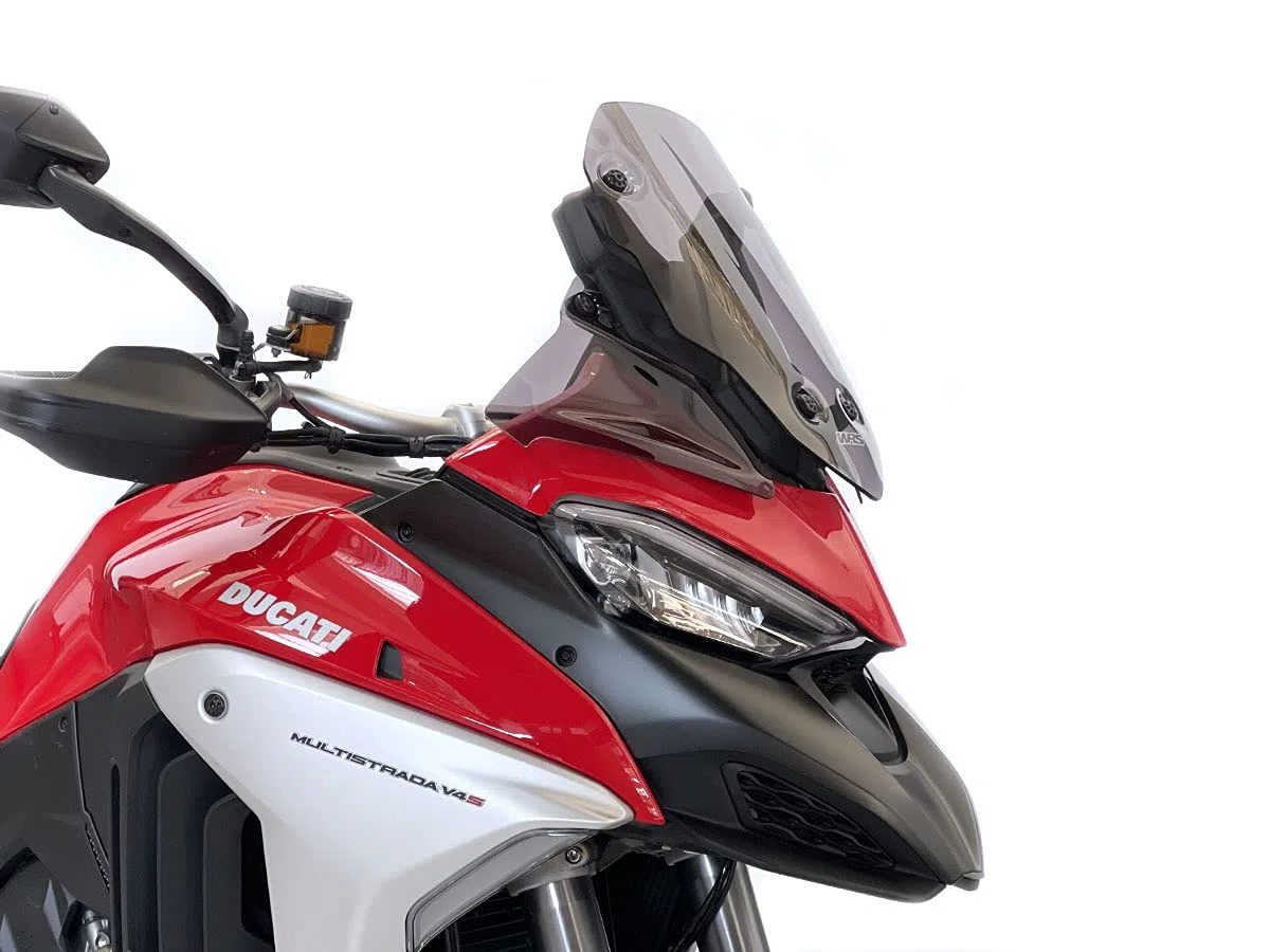 COPPIA DEFLETTORI ARIA FUME SCURO WRS COMPATIBILI CON MULTISTRADA V4 / S/S SPORT 2020-2023