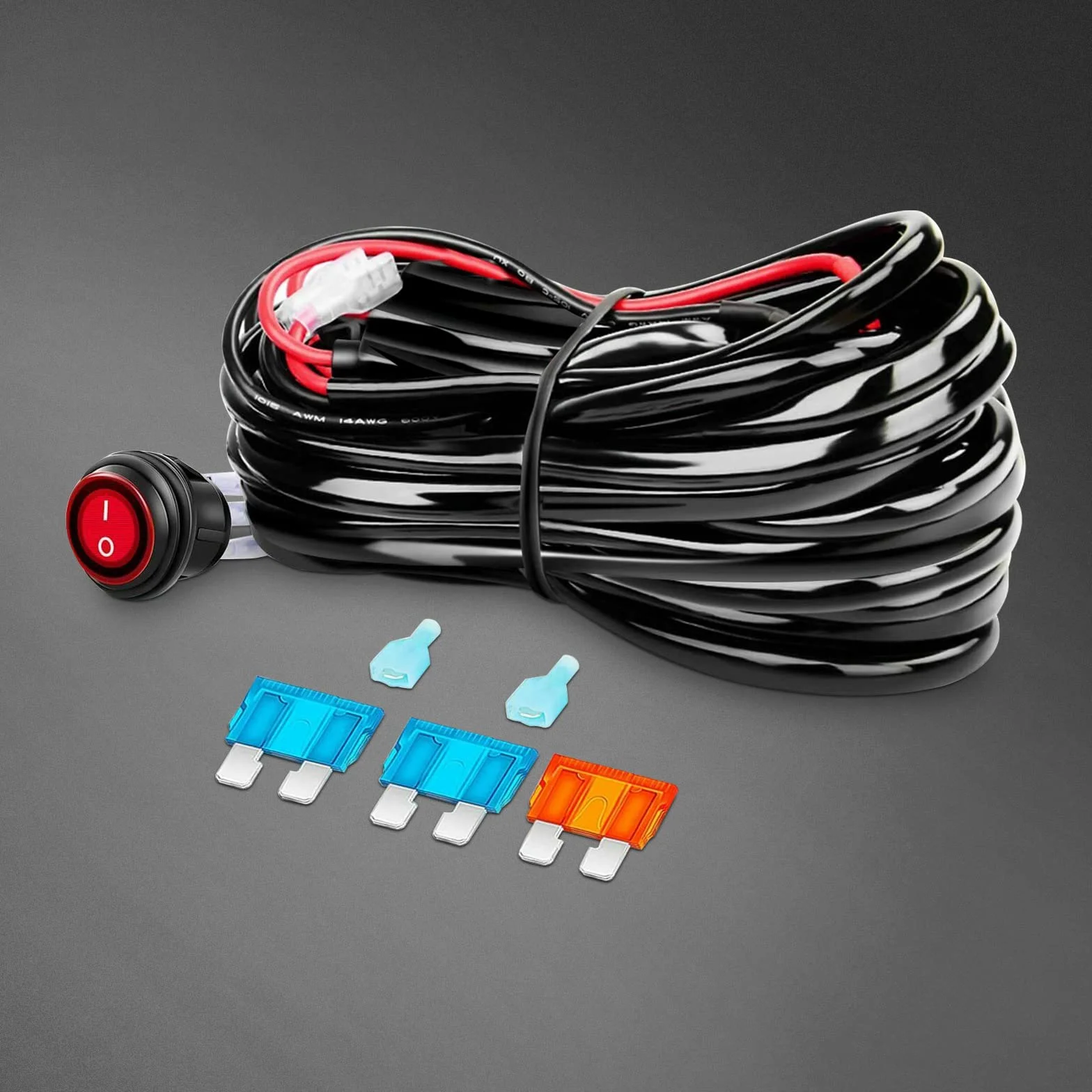 RIGIDON 32 Pollici 80cm 405W Magro Curva Barra Led Fuoristrada Con 12V Cablaggio Kit, Barra Luce Led, Luci di Lavoro Per Auto Camion SUV UTE ATV Barca 4x4 Veicoli Offroad, Impermeabile 6000K Bianca