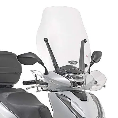 D1155ST|138 PARABREZZA VISIERA SCHERMO CUPOLINO PARAVENTO GIVI COMPATIBILE CON HONDA SH 125 150 i 2018 MOTO SCOOTER