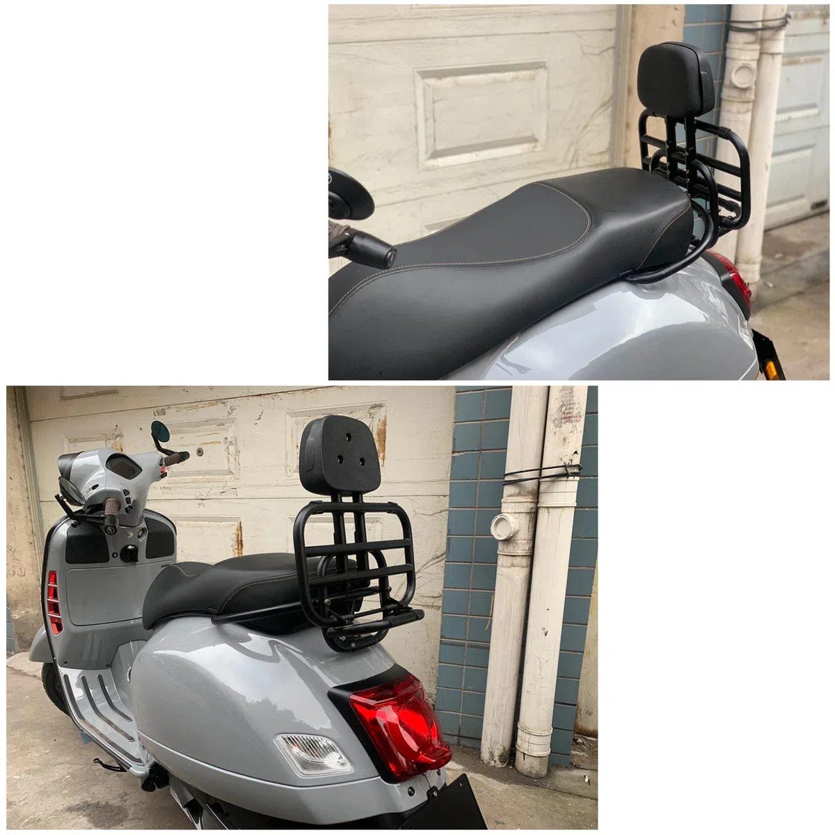 Portapacchi Posteriore Pieghevole Portabagagli Posteriore Portapacchi Passeggero Schienale Cuscino Pad Per GTS GTV 125 300