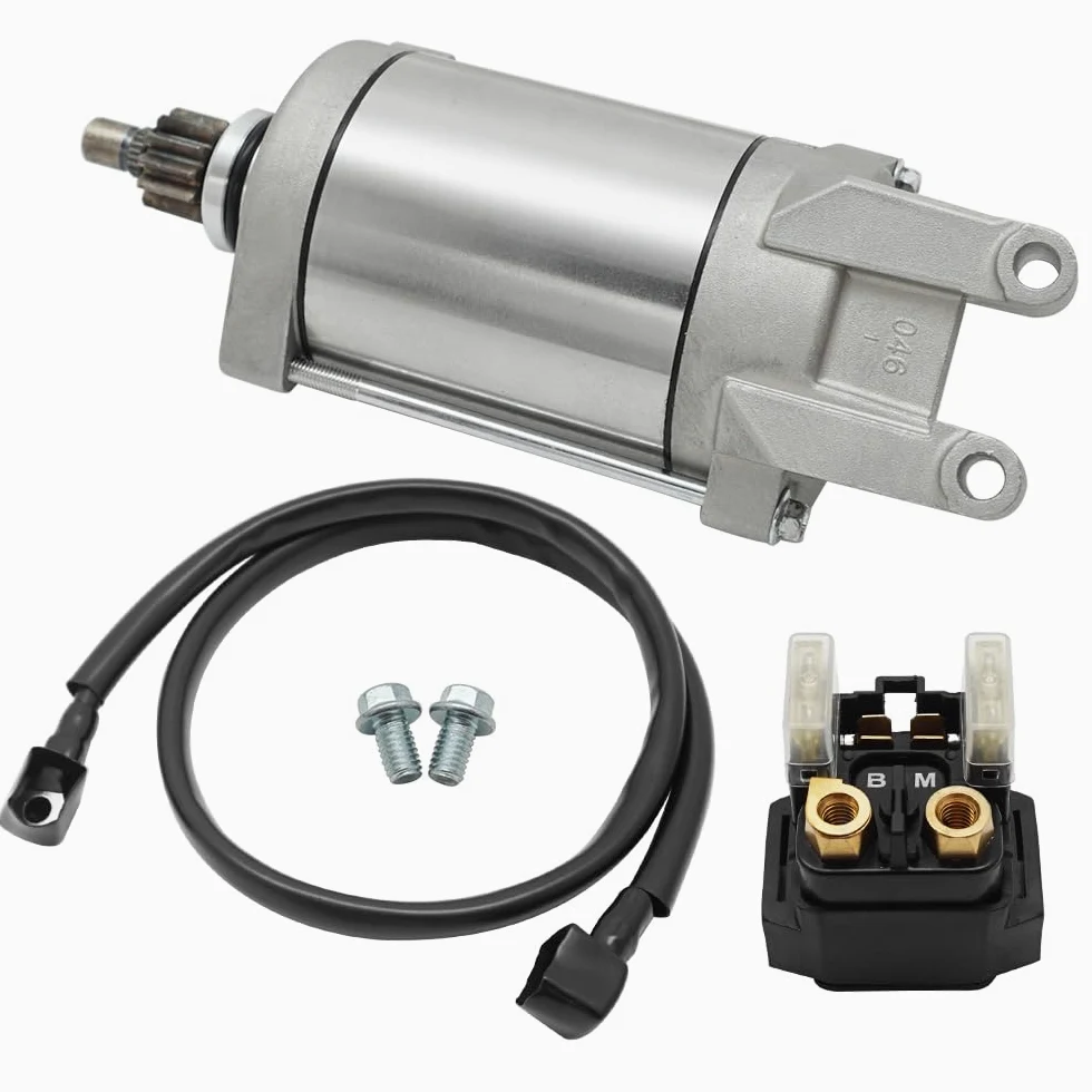 Motorino di avviamento, relè e cavo per Yama-ha Raptor 660 2001-2005