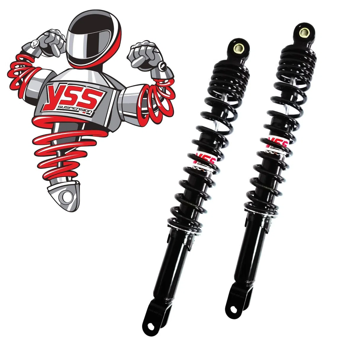 COPPIA AMMORTIZZATORI POSTERIORI YSS CODICE: TD220-400P-03-X CARATTERISTICHE AMMORTIZZATORI IDRAULICI REGOLABILI (CHIAVE INCLUSA) PER HONDA SH 300 2007/2010