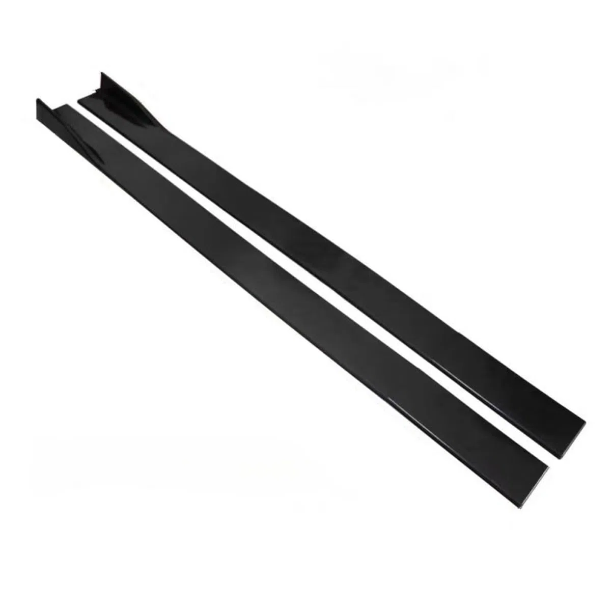 Minigonne Laterali Per VW Per Golf 7 7.5 Per MK7/7.5 Per R Per GTI Per Line 2013-2019 Auto Lato Inferiore Splitter Diffusore Aletta Ala Laterale Gonna Laterale Per Auto(Gloss Black 1.9M)