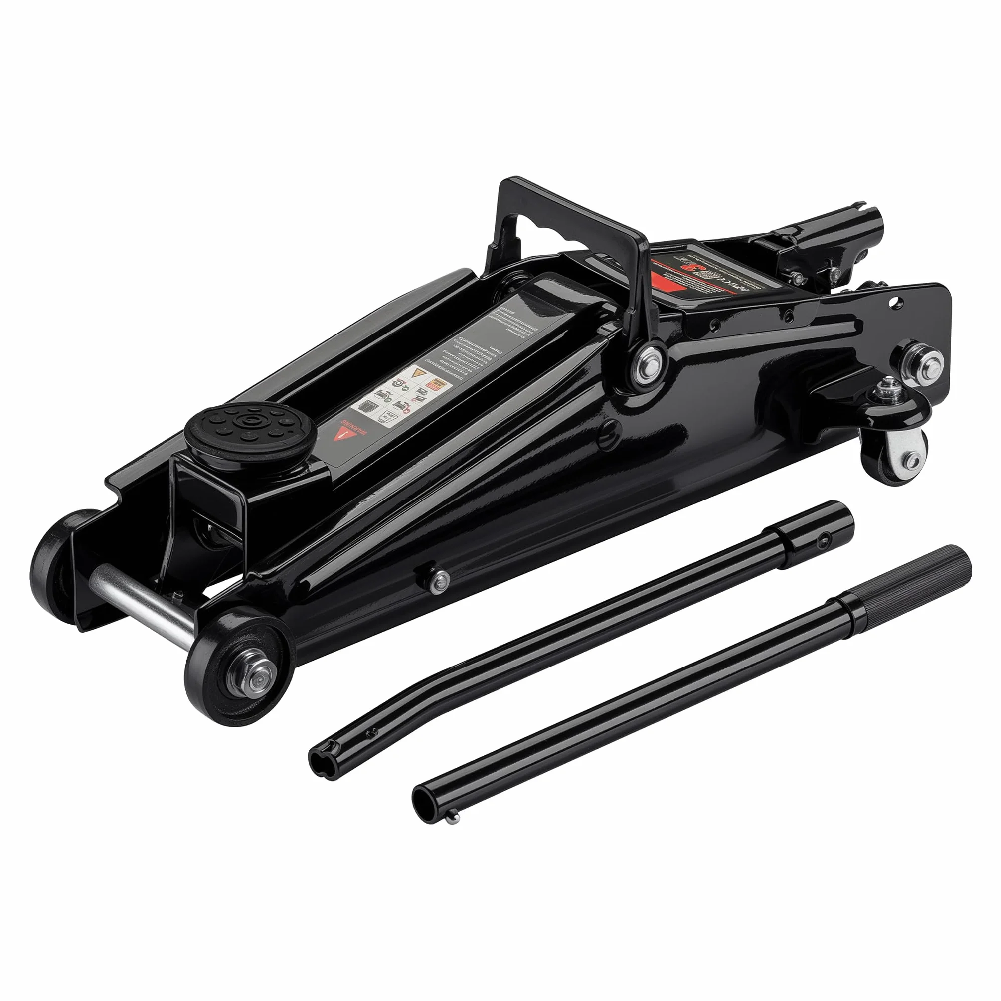 Wiltec Sollevatore auto max 3t, cric idraulico con altezza di sollevamento di 13,5-40 cm, carrello sollevatore per auto, SUV, roulotte, cric idraulico a carrello