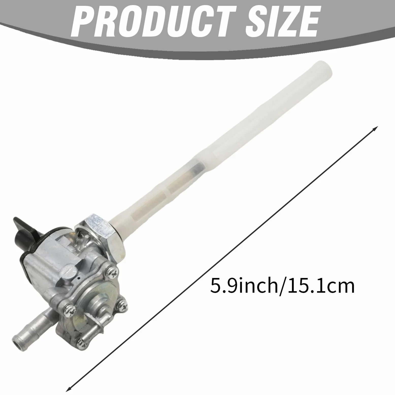 Hoypeyfiy Rubinetto del carburante, valvola del serbatoio del carburante, pompa del carburante, ricambio per Honda CB 600 F Hornet 1998-2006