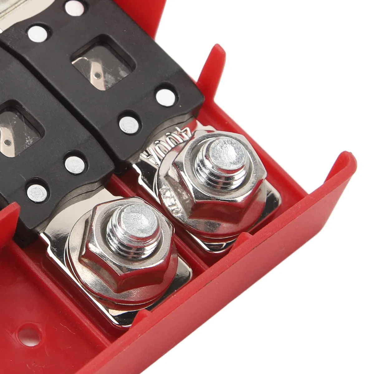 Terminale Batteria Scatola Fusibili, Terminale Batteria Scatola Fusibili 32V 400A Protezione da Cortocircuito Connessione Rapida Sensibile per Roulotte