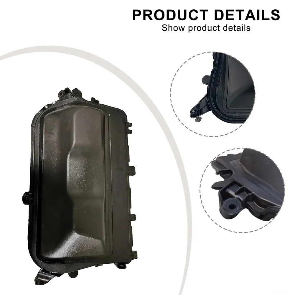 Iniettore Copertura Motore Copertura Pannello Trim per 2. TDCi, Compatibile con C-Max Focus Per Kuga Per S-Max Per Galaxy, OEM 1683664 9682444080, Nero