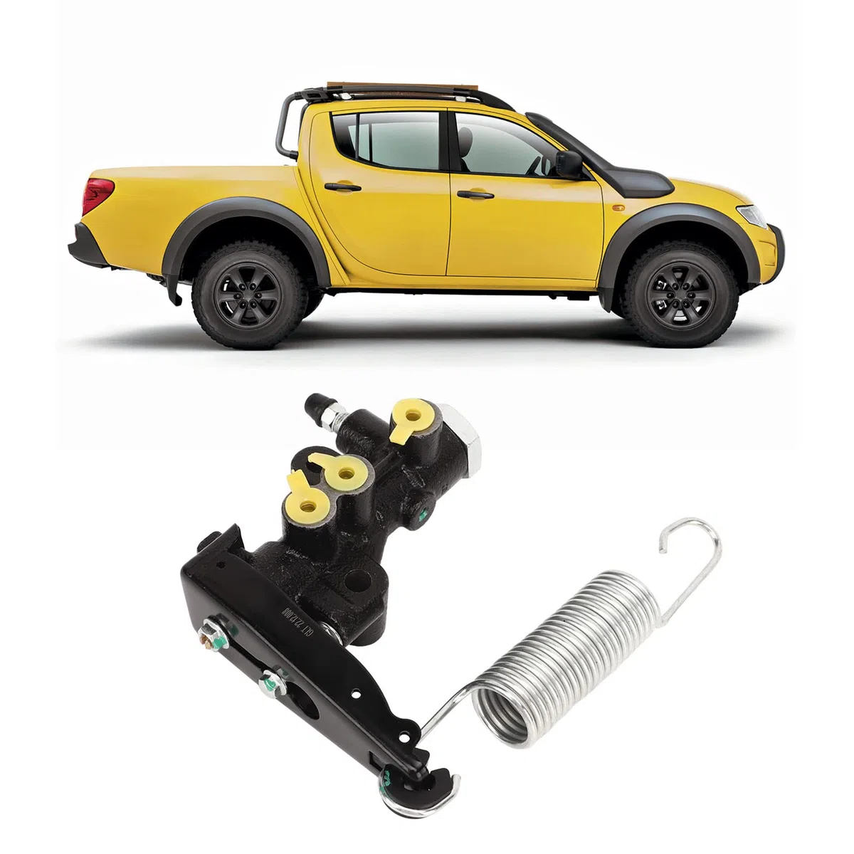 Compenstore Per Freno, Compensatore Di Rilevamento Del Carico Del Freno Mb618321 Sostituzione Resistente Alle Alte Temperature Per L200 Triton 1986‑07