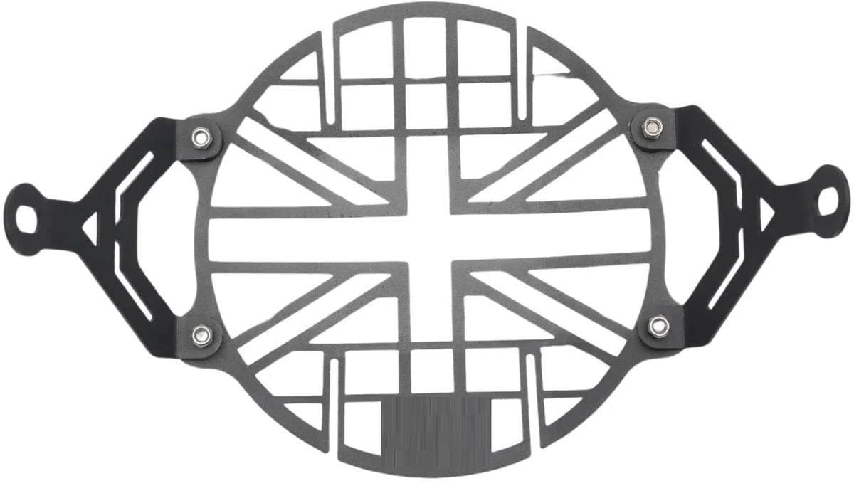 Griglia faro (nero) adatto per Royal Enfield Super Meteor 650